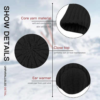 Knit Hat With Ear Protection - Gear - BuyEcEc