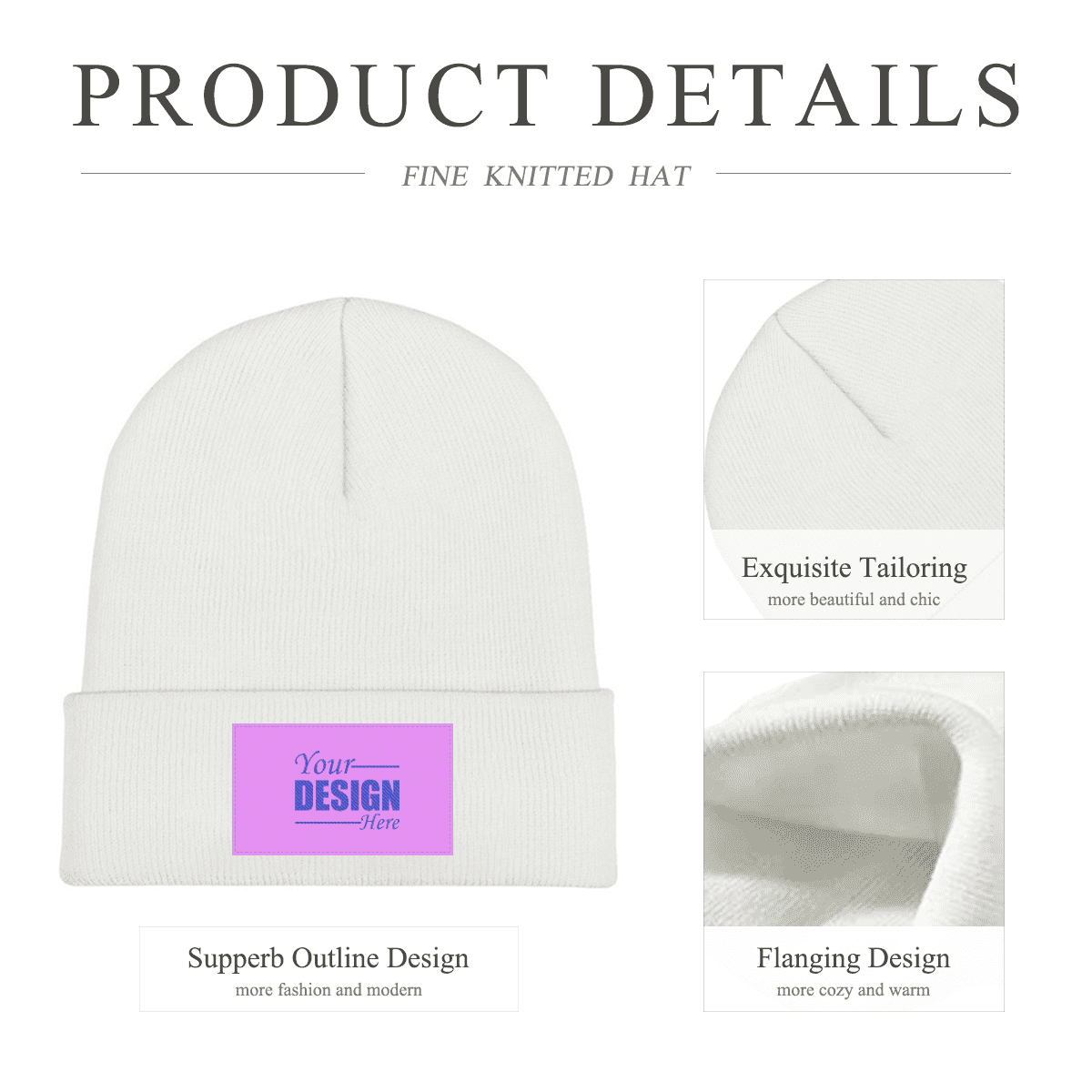 Knitted Hat (Four - Side Sewn) - Gear - BuyEcEc
