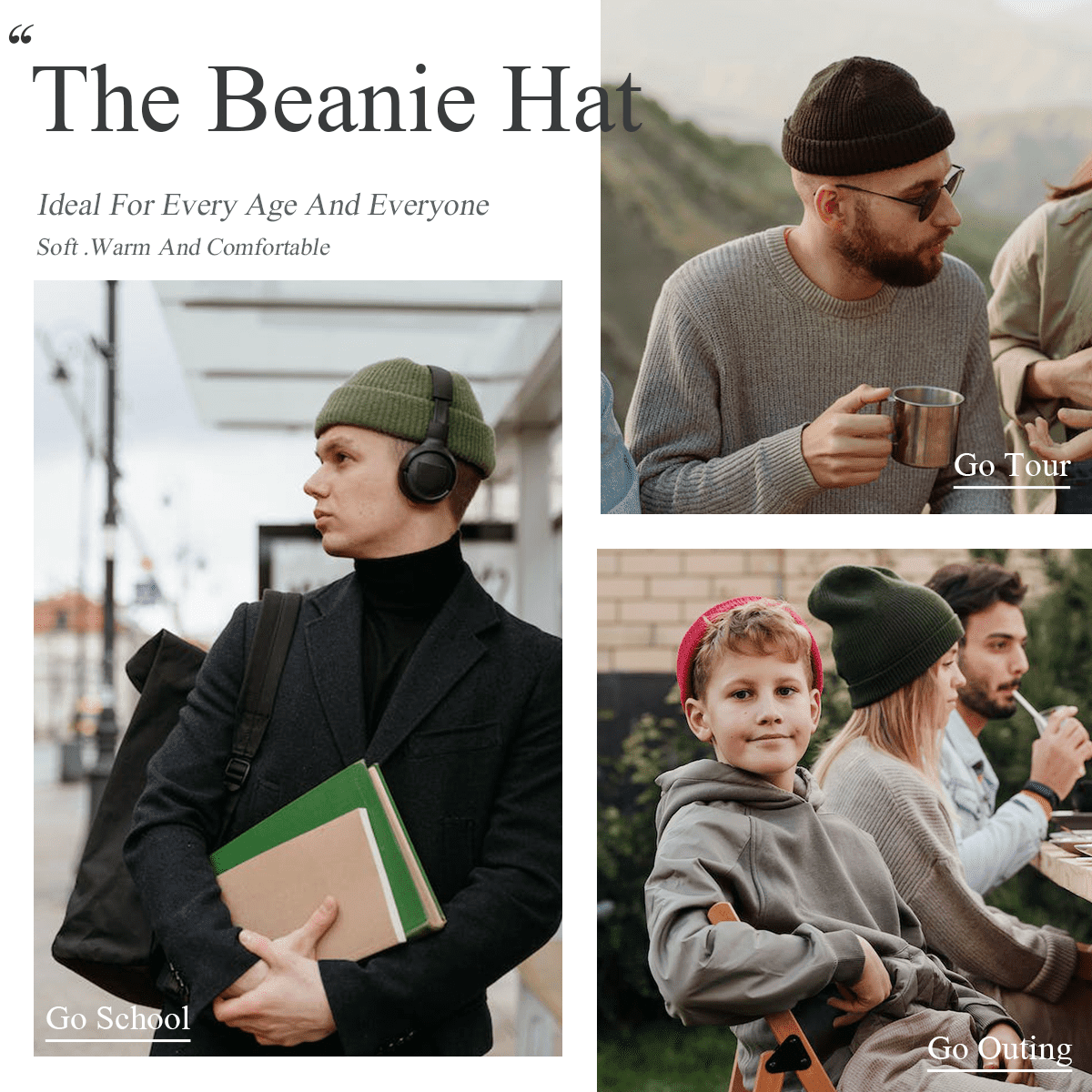 Knitted Hat (Four - Side Sewn) - Gear - BuyEcEc