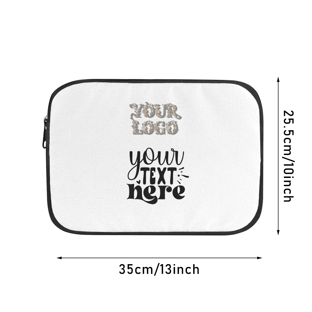 Laptop Inner Sleeve Bag – Custom Text - Storage - BuyEcEc
