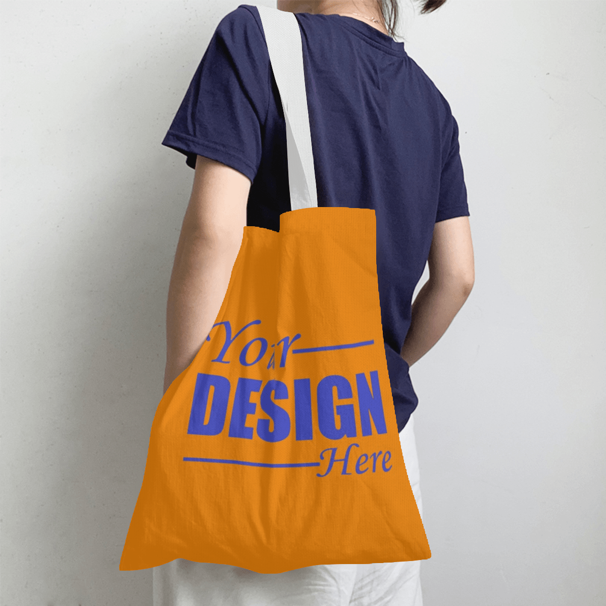 Linen Tote Bag Multi - Size – Beige/White – Custom Design - Storage - BuyEcEc