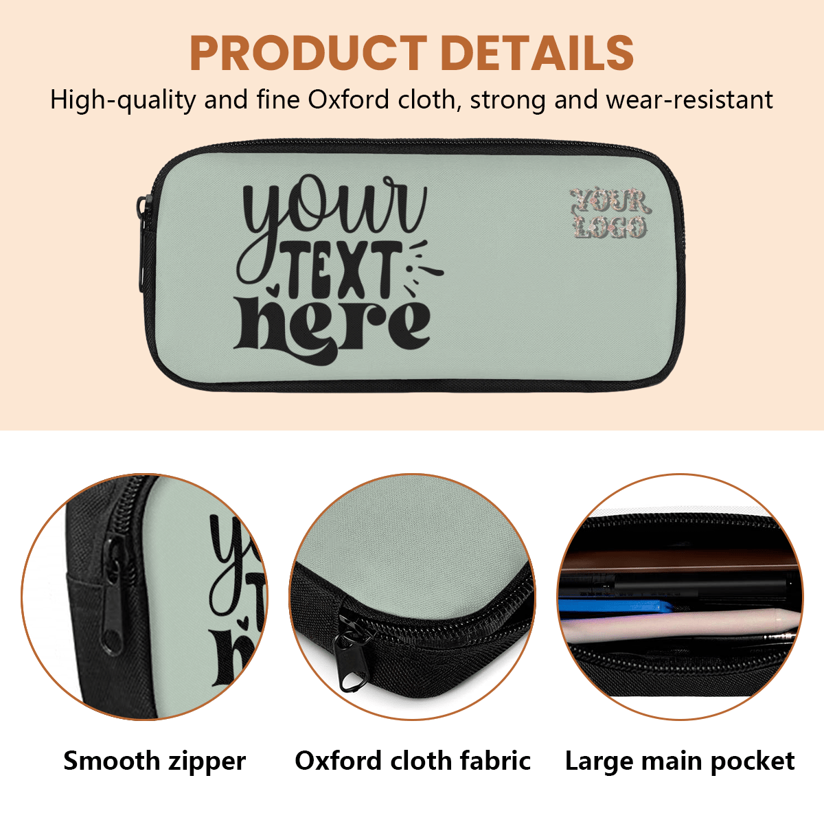 Pencil Case – Custom Logo - Storage - BuyEcEc