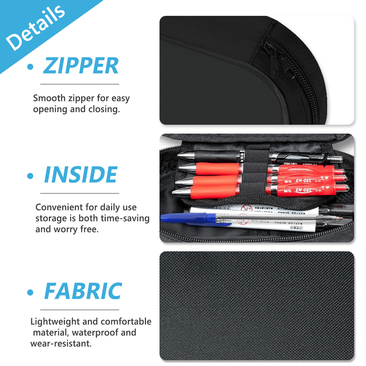 Pencil Case with Elastic Band – Custom Design - Storage - BuyEcEc