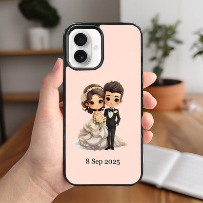 Perfect Wedding Gift: iPhone 16 Mirror Phone Case for Newlyweds - iphoneCases - BuyEcEc