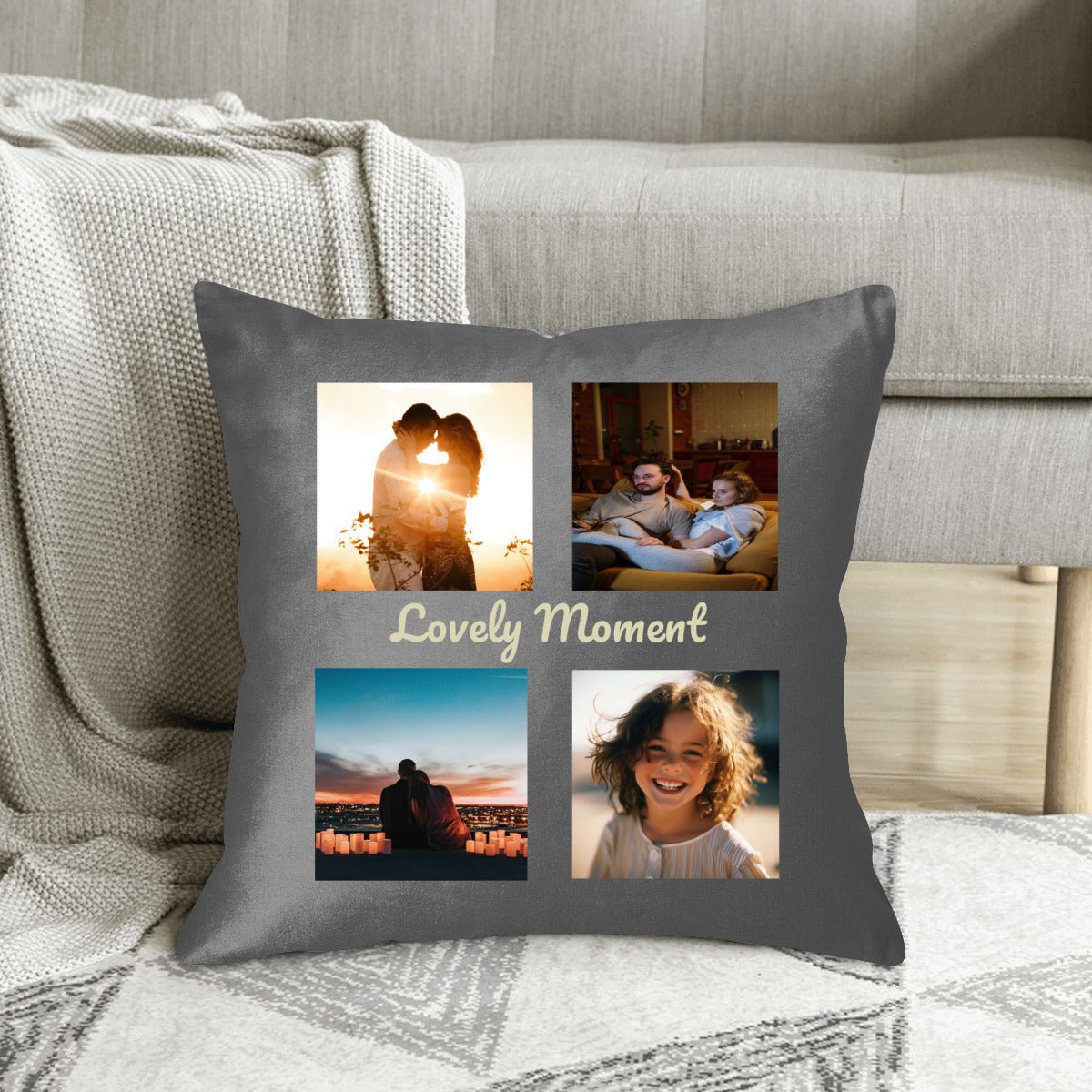 Personalized 4 - Photo Collage Pillowcase | Custom Memories - Pillowcases - BuyEcEc
