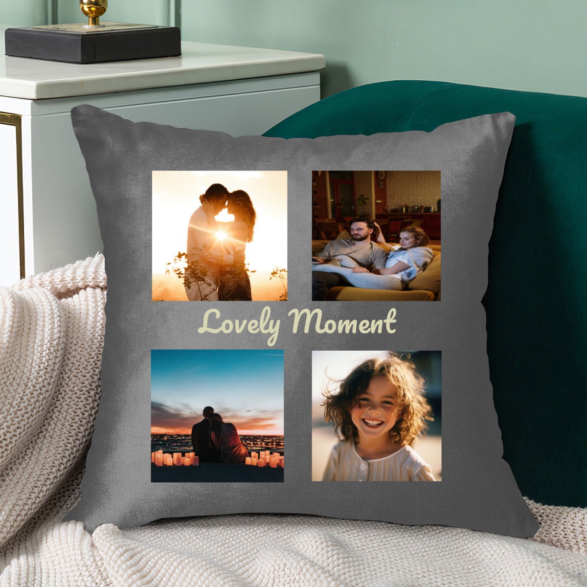 Personalized 4 - Photo Collage Pillowcase | Custom Memories - Pillowcases - BuyEcEc
