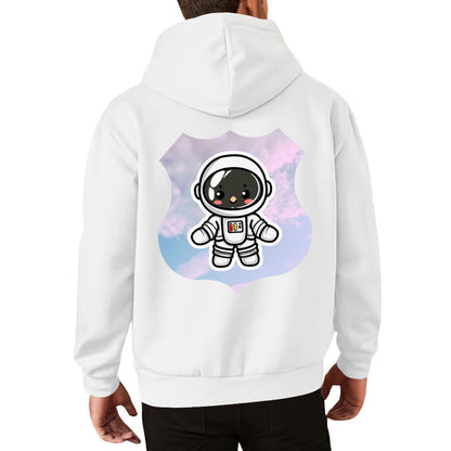 Personalized Astronaut Hoodie (280GSM) - Custom Back Print - BuyEcEc