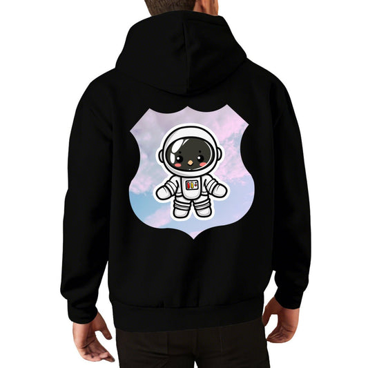 Personalized Astronaut Hoodie (280GSM) - Custom Back Print - BuyEcEc