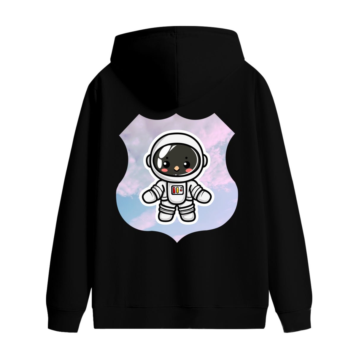 Personalized Astronaut Hoodie (280GSM) - Custom Back Print - BuyEcEc