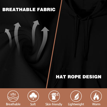 Personalized Astronaut Hoodie (280GSM) - Custom Back Print - BuyEcEc