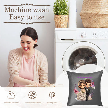 Personalized Couple's Pillowcases | Custom Wedding Gift - Pillowcases - BuyEcEc