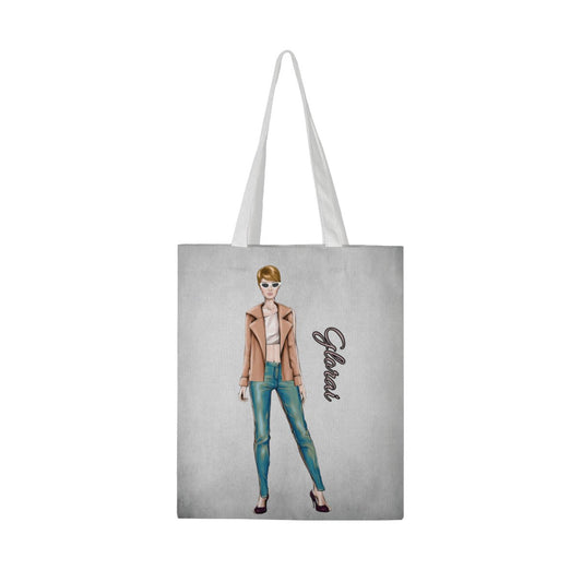 Personalized Fashion Lady Linen Tote Bag - ToteBags - BuyEcEc