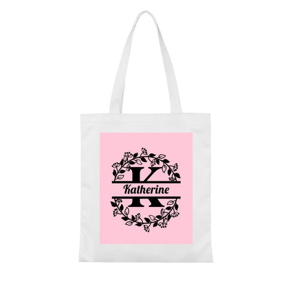 Personalized Monogram Large Canvas Tote BagTote Bag Name Personalized - ToteBags - BuyEcEc