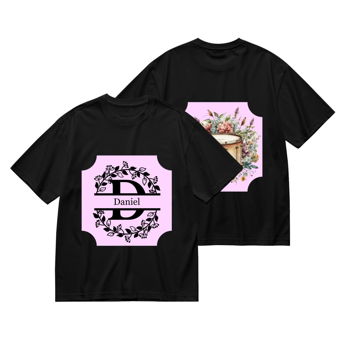 Personalized Monogram T-Shirt for Men (200g) - Initial Name & Letter - BuyEcEc