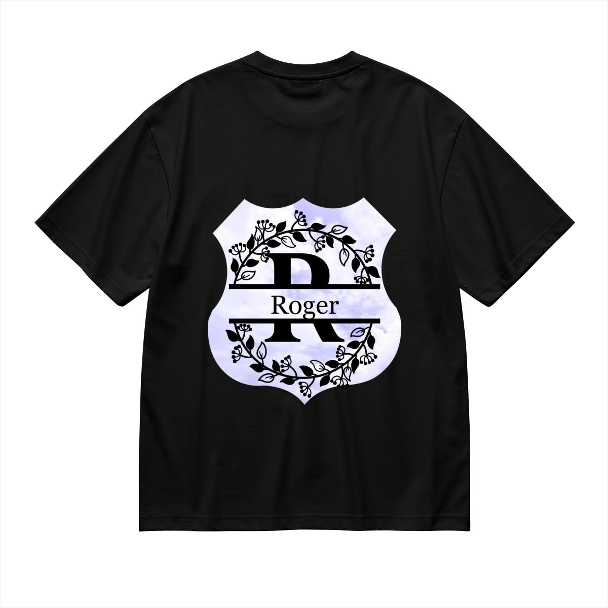 Personalized Monogram T-Shirt ∣ Initial Name Letter ∣ Men's 180g - BuyEcEc