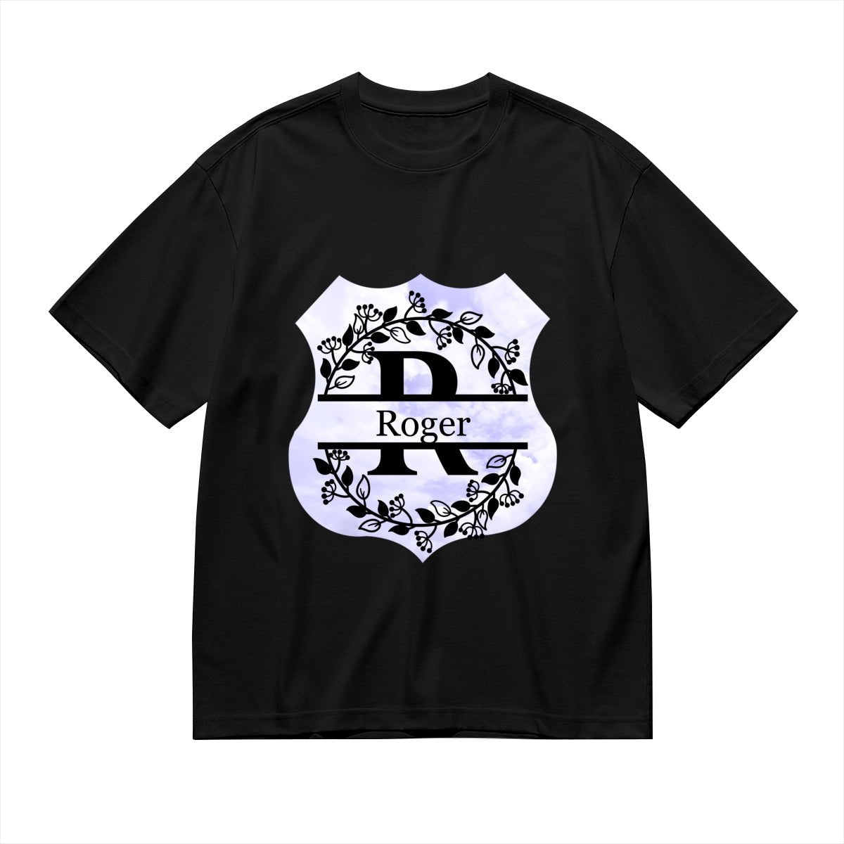 Personalized Monogram T-Shirt ∣ Initial Name Letter ∣ Men's 180g - BuyEcEc