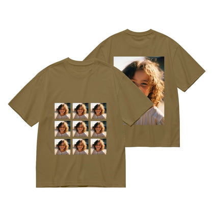 Personalized Photo Collage T-Shirt ∣ Multi - Picture Design (180g) - BuyEcEc
