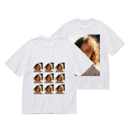Personalized Photo Collage T-Shirt ∣ Multi - Picture Design (180g) - BuyEcEc