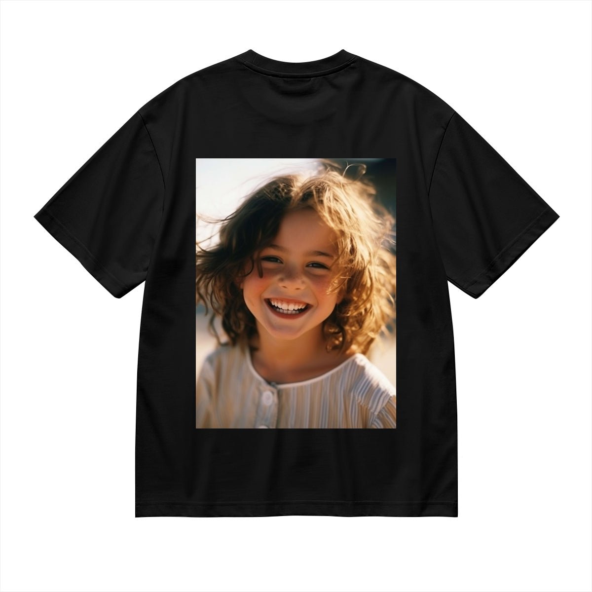 Personalized Photo Collage T-Shirt ∣ Multi - Picture Design (180g) - BuyEcEc