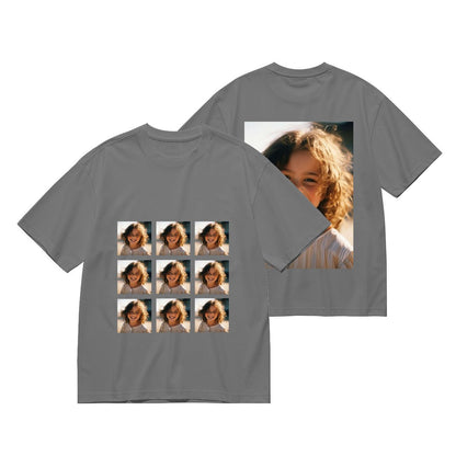 Personalized Photo Collage T-Shirt ∣ Multi - Picture Design (180g) - BuyEcEc