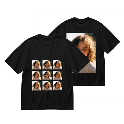 Personalized Photo Collage T-Shirt ∣ Multi - Picture Design (180g) - BuyEcEc