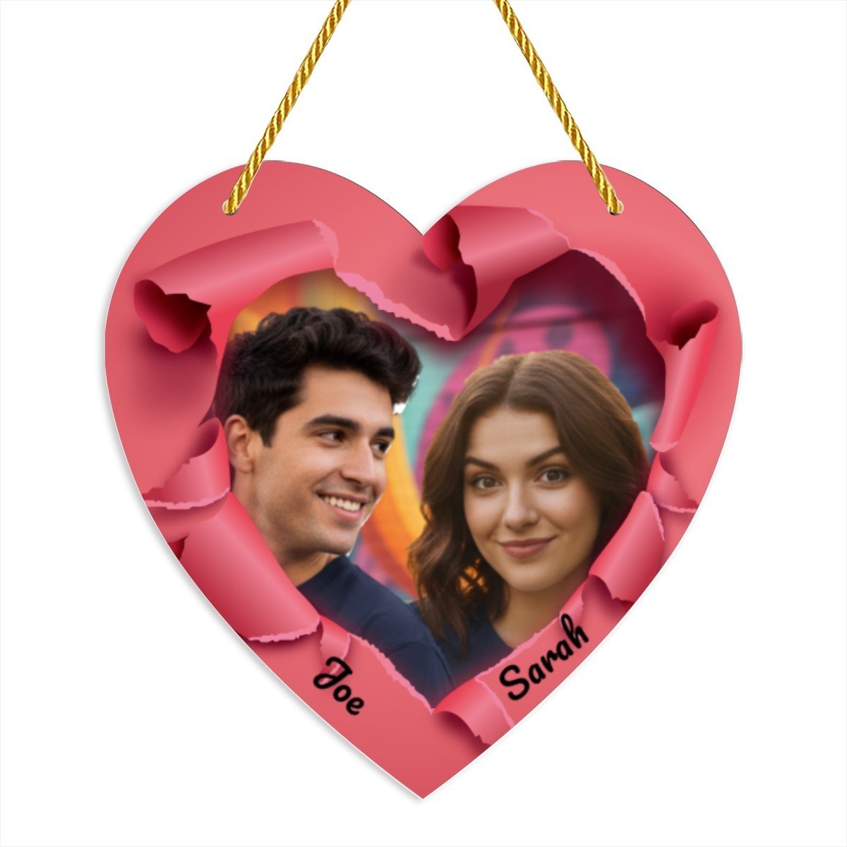 Personalized Photo Heart | 3D Layered Design | BuyEcEc - Pendants & Ornaments - BuyEcEc