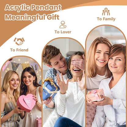 Personalized Photo Heart | 3D Layered Design | BuyEcEc - Pendants & Ornaments - BuyEcEc