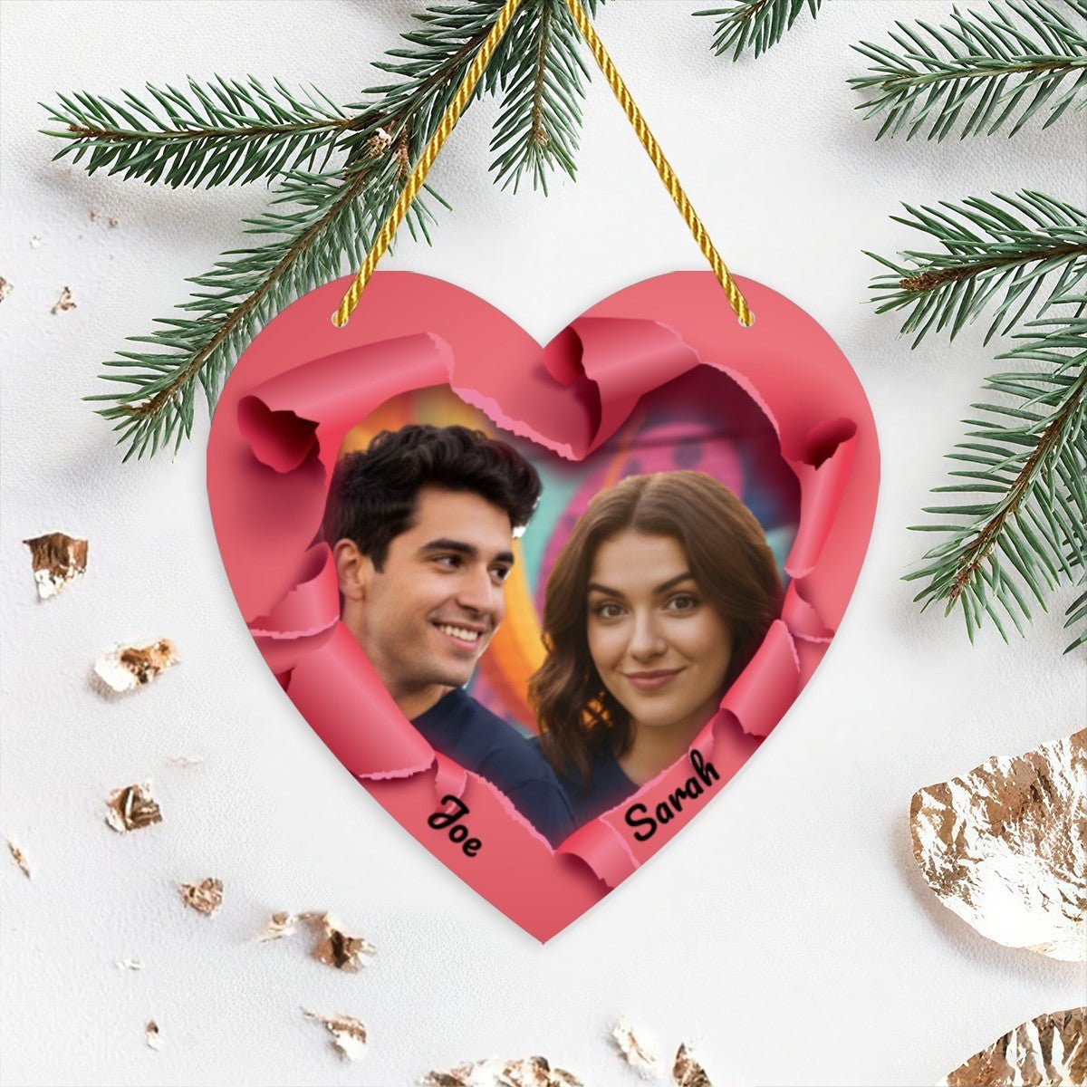 Personalized Photo Heart | 3D Layered Design | BuyEcEc - Pendants & Ornaments - BuyEcEc