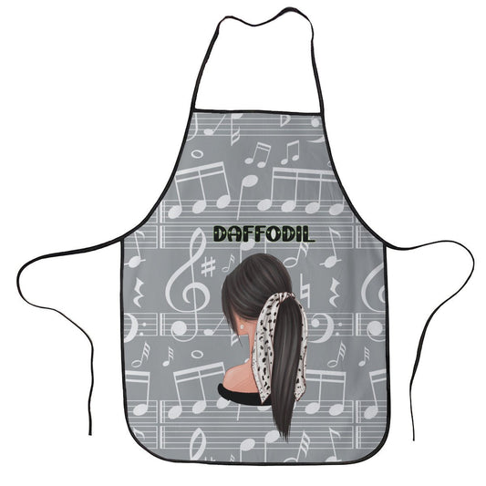 Personalized Ponytail Hair Girl Apron - aprons - BuyEcEc