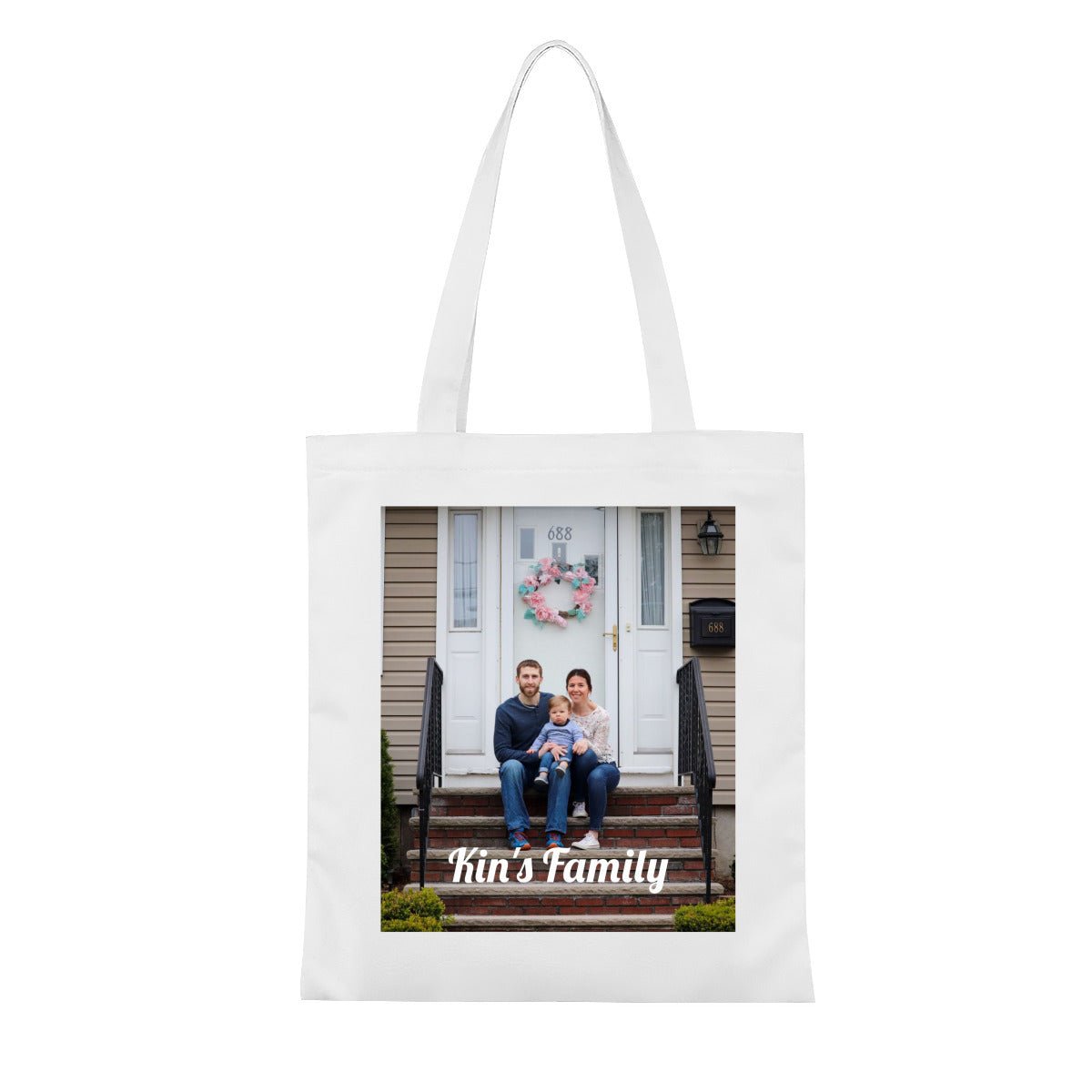 Personalized Tote Bag with Custom Photo and TextTote Bag Name Personalized - ToteBags - BuyEcEc