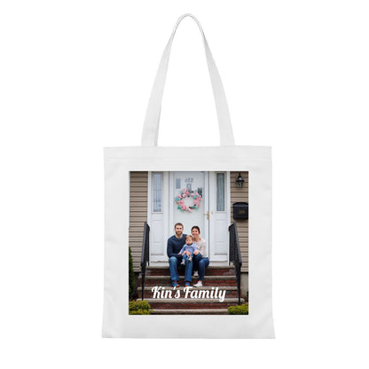 Personalized Tote Bag with Custom Photo and TextTote Bag Name Personalized - ToteBags - BuyEcEc