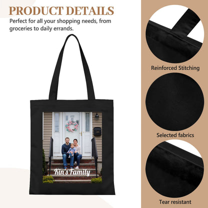 Personalized Tote Bag with Custom Photo and TextTote Bag Name Personalized - ToteBags - BuyEcEc