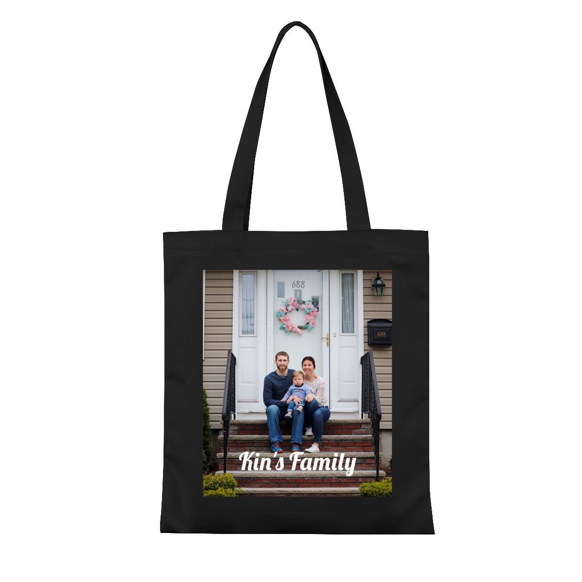 Personalized Tote Bag with Custom Photo and TextTote Bag Name Personalized - ToteBags - BuyEcEc
