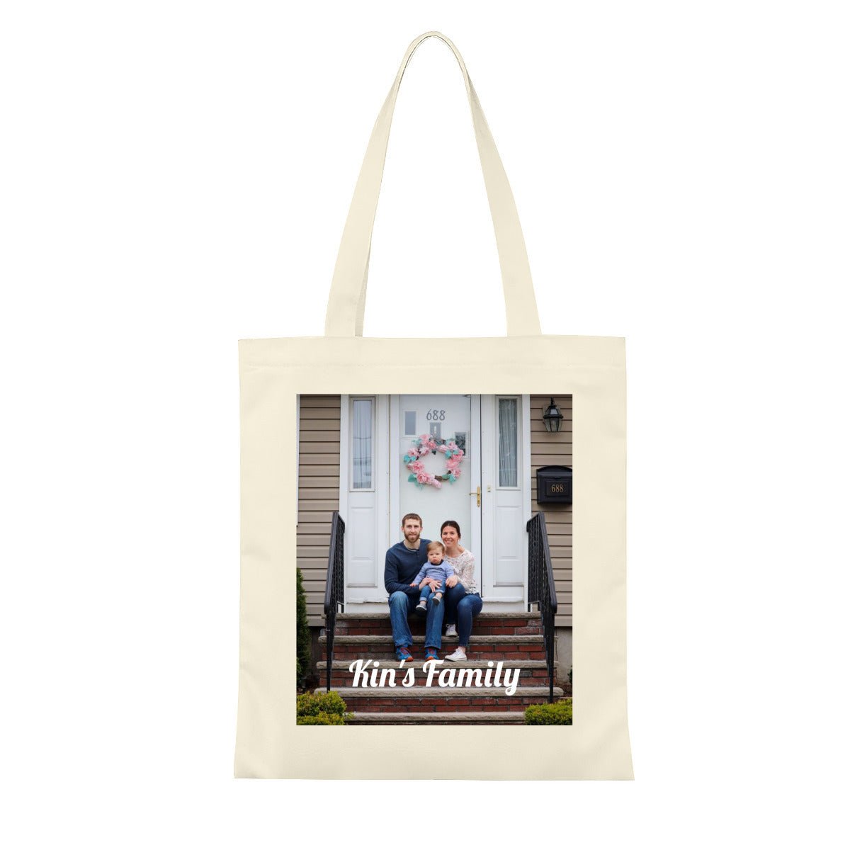 Personalized Tote Bag with Custom Photo and TextTote Bag Name Personalized - ToteBags - BuyEcEc