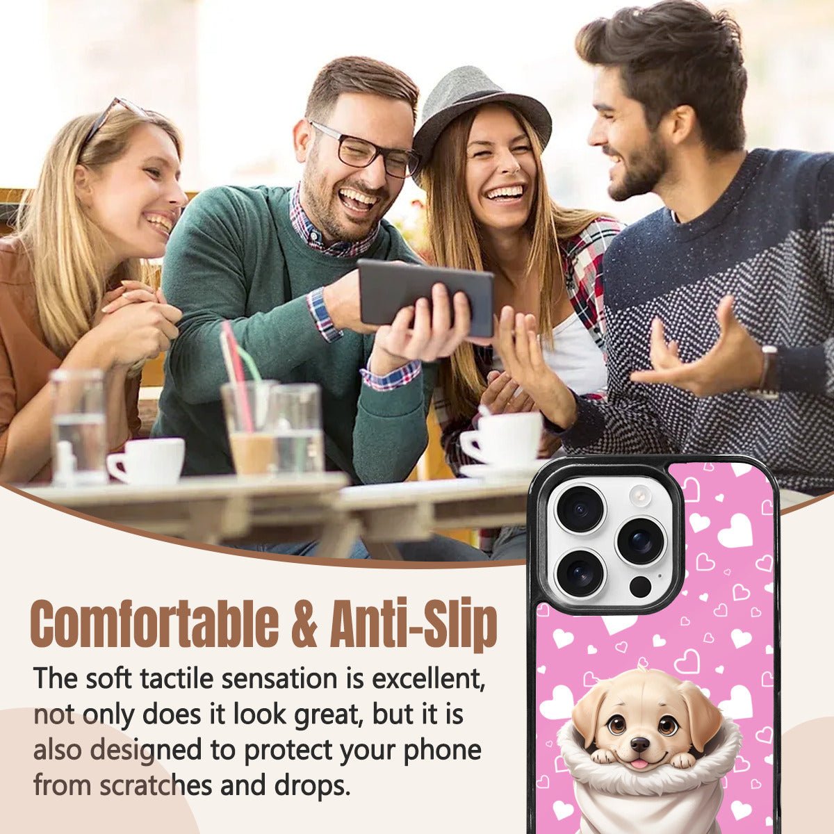 Playful Labrador iPhone 16 Pro Mirror Phone Case - iphoneCases - BuyEcEc