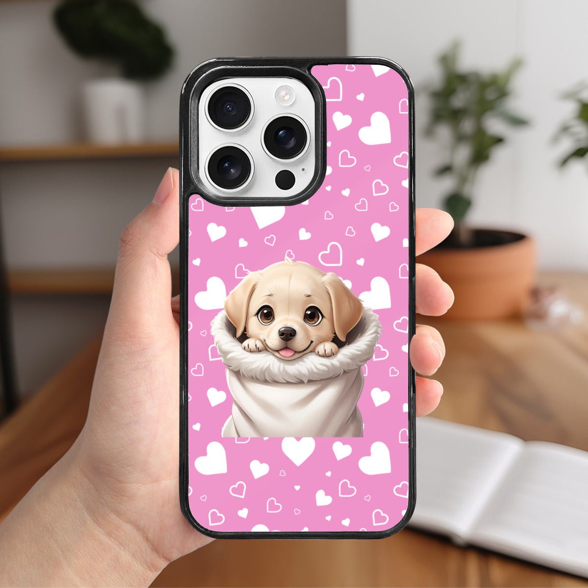 Playful Labrador iPhone 16 Pro Mirror Phone Case - iphoneCases - BuyEcEc
