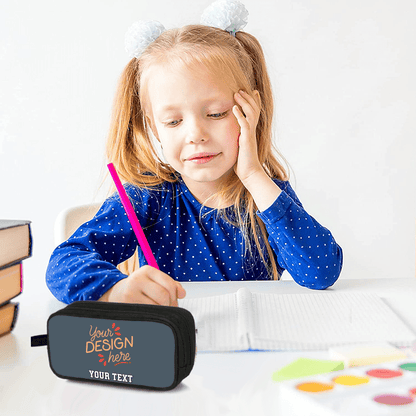 Portable Double - Layer Pencil Case – Custom Design - Storage - BuyEcEc