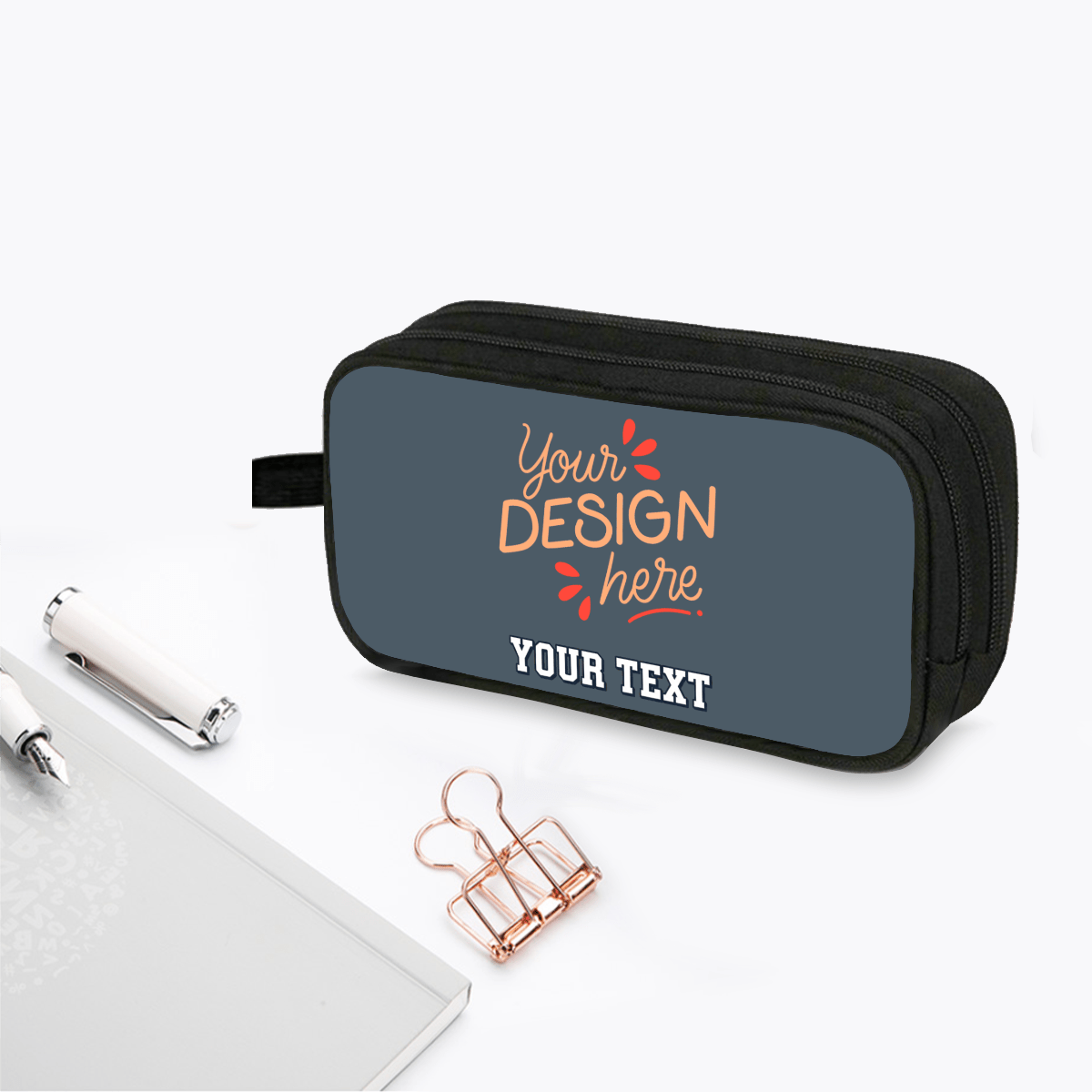 Portable Double - Layer Pencil Case – Custom Design - Storage - BuyEcEc