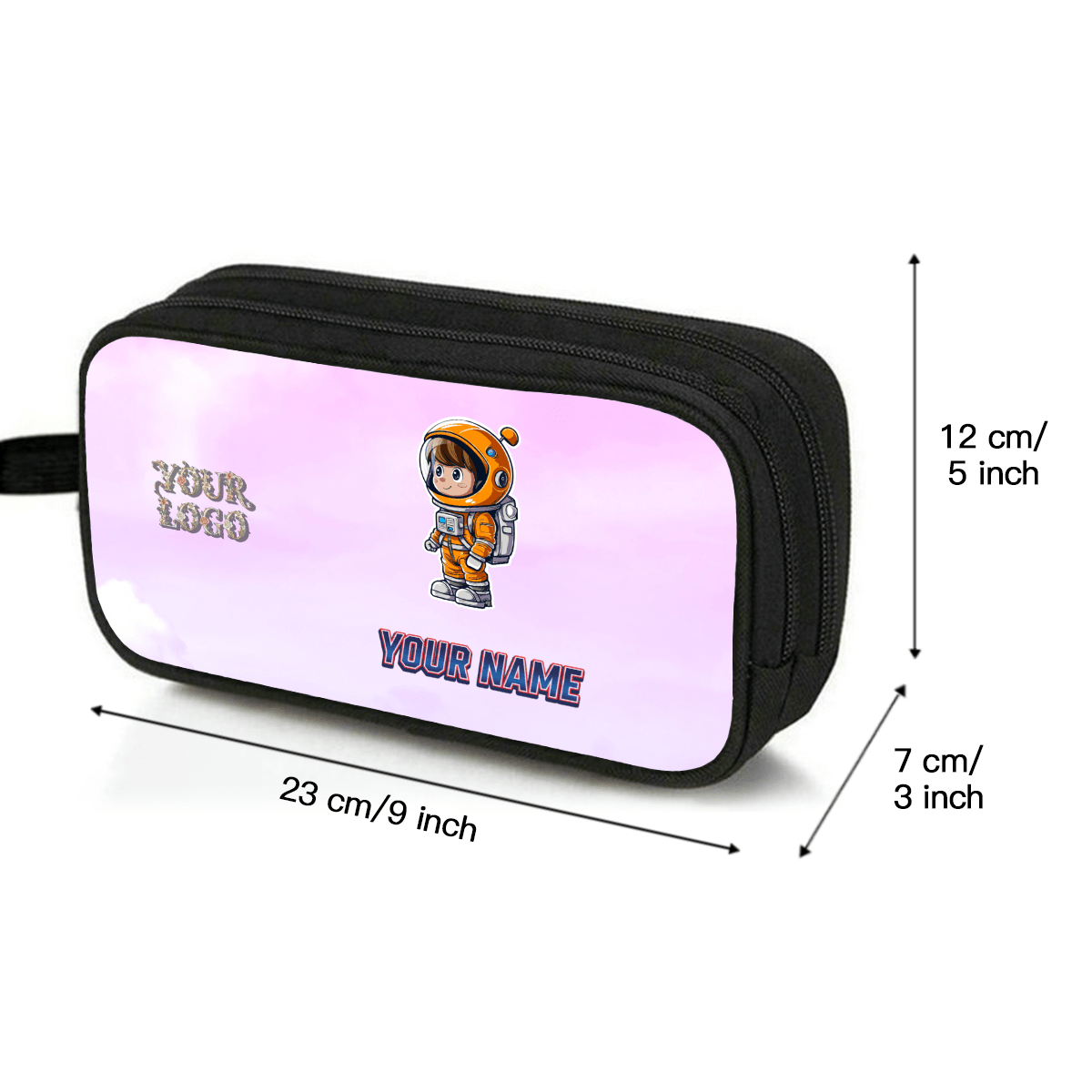 Portable Double - Layer Pencil Case – Custom Name - Storage - BuyEcEc