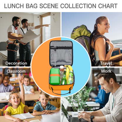 Portable Handheld Insulated Lunch Bag – Custom Name - Storage - BuyEcEc