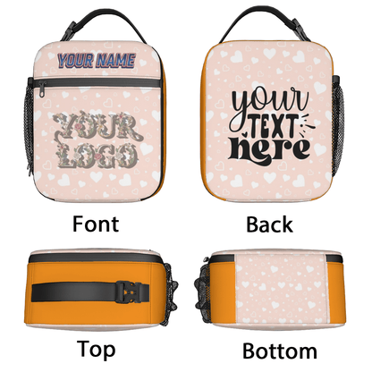 Portable Handheld Insulated Lunch Bag – Custom Name - Storage - BuyEcEc