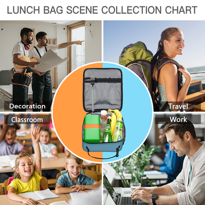 Portable Handheld Insulated Lunch Bag – Custom Name - Storage - BuyEcEc