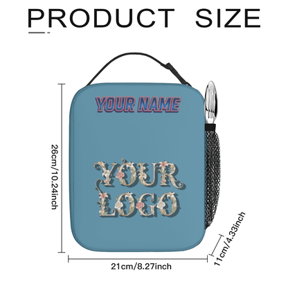 Portable Handheld Insulated Lunch Bag – Custom Name - Storage - BuyEcEc