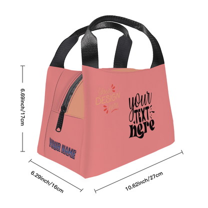 Portable Insulated Lunch Bag – Multi - Side Custom Text - Storage - BuyEcEc