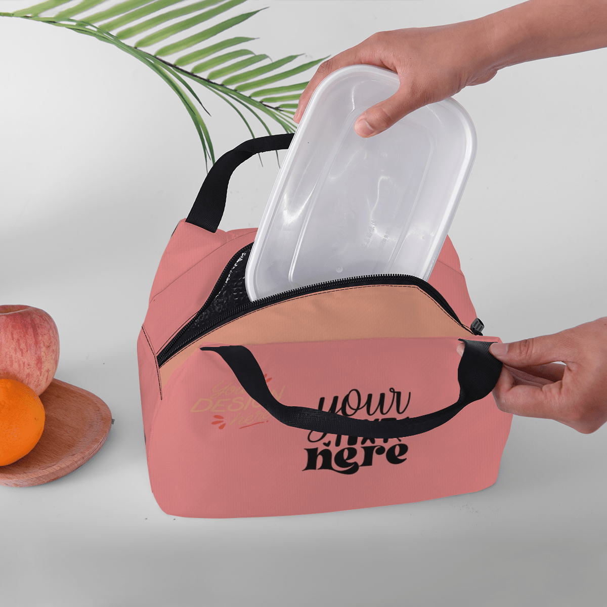 Portable Insulated Lunch Bag – Multi - Side Custom Text - Storage - BuyEcEc