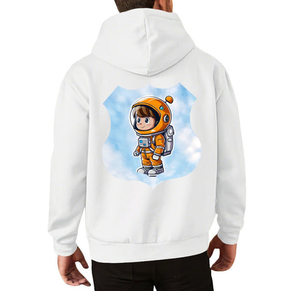Premium Personalized Hoodie (300GSM) - Astronaut Back Print - BuyEcEc
