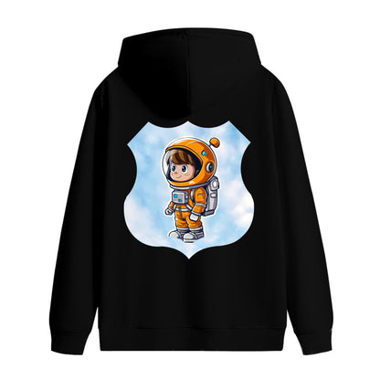 Premium Personalized Hoodie (300GSM) - Astronaut Back Print - BuyEcEc