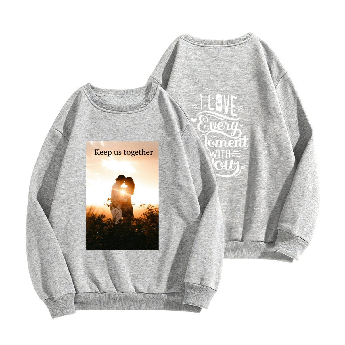 Premium Photo & Love Message Hoodie (300GSM) - Personalized Gift - BuyEcEc