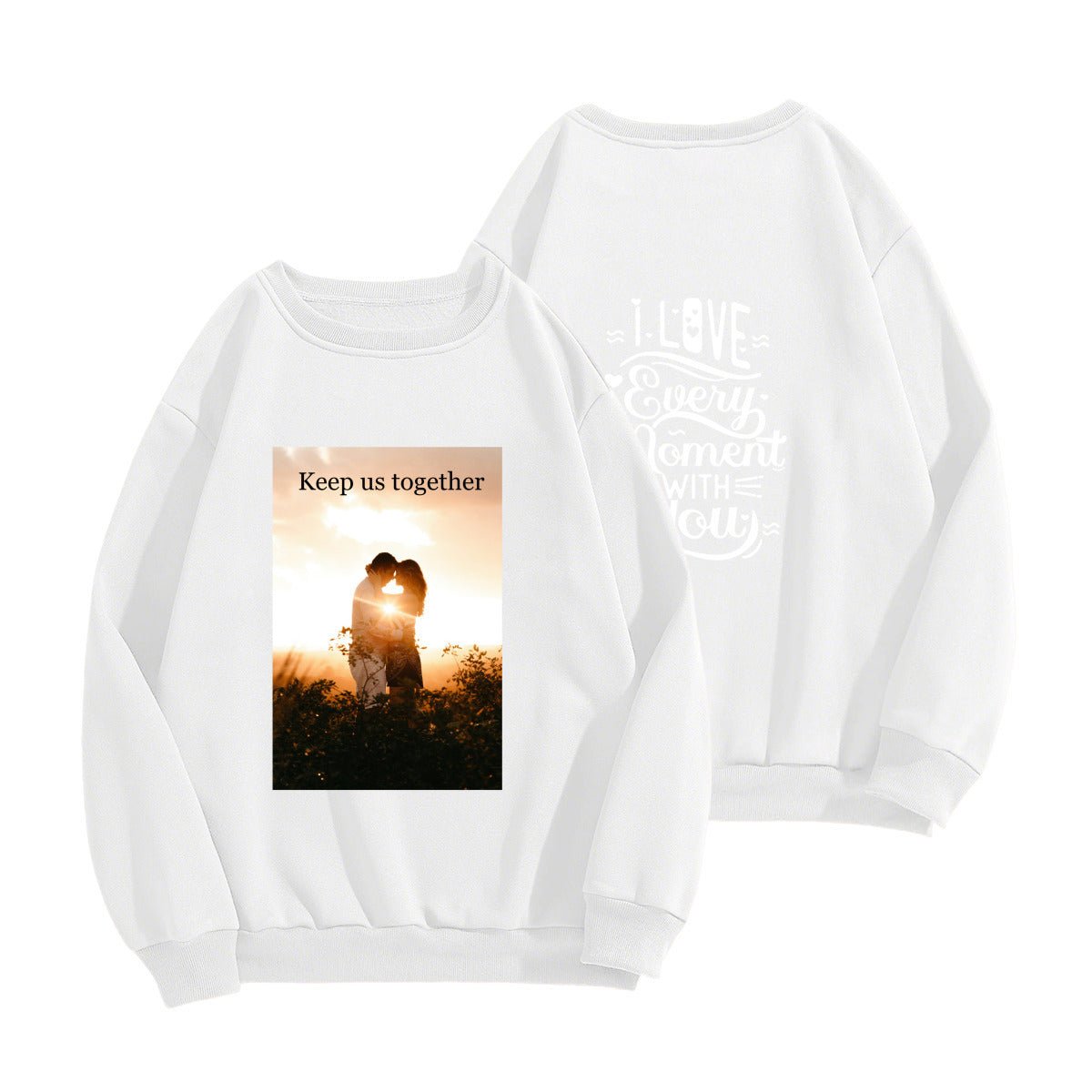 Premium Photo & Love Message Hoodie (300GSM) - Personalized Gift - BuyEcEc