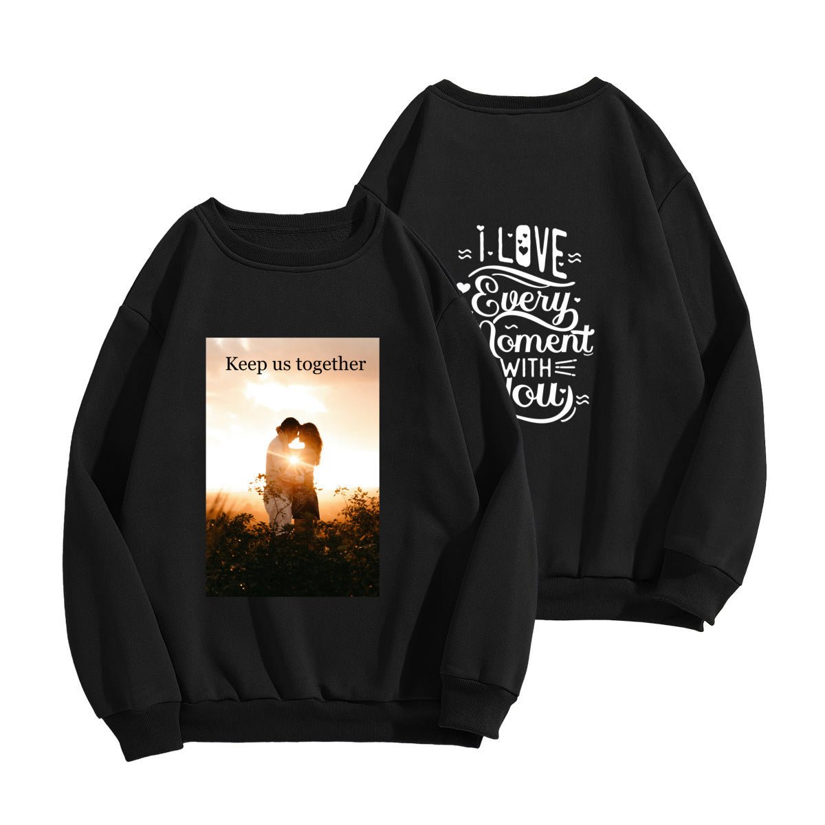 Premium Photo & Love Message Hoodie (300GSM) - Personalized Gift - BuyEcEc